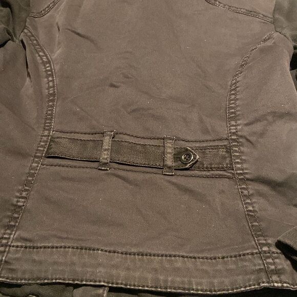 ANTHROPOLOGIE Jacket Sz XS Marrakech Faravel Black Cropped Moto Jacket Mob Wife - Picture 8 of 12